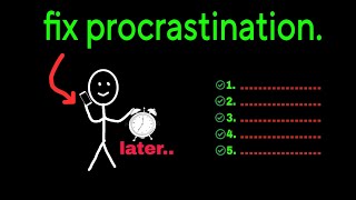 5 Simple Way to Beat Procrastination (no fluff)