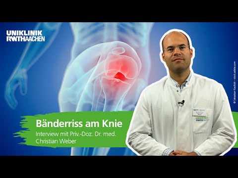 Bänderriss am Knie: Dr. Christian Weber beantwortet die wichtigsten Fragen
