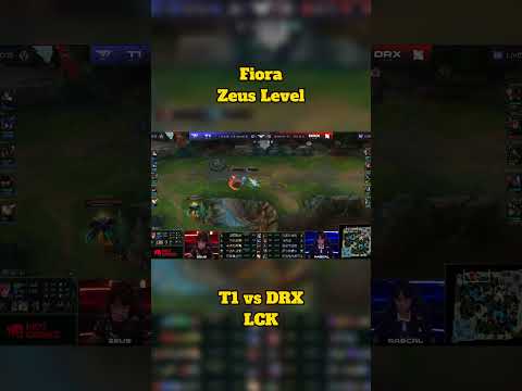 Fiora's Zeus God #t1 #lck #leagueoflegends #riotgames #shorts