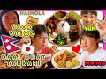 Japanese Friends Eating NEPALI FOOD and HAJMOLA in Tokyo JAPAN