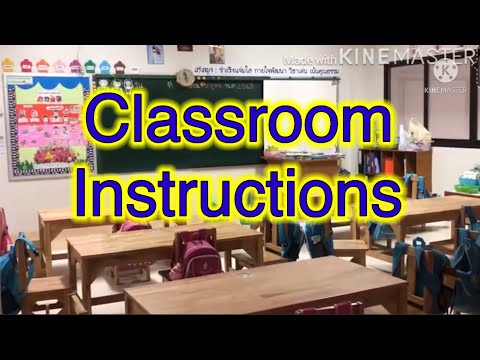 Grade 1 / Lesson 2 : Classroom Instructions