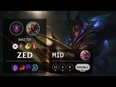Zed Mid vs Irelia - KR Master Patch 10.12