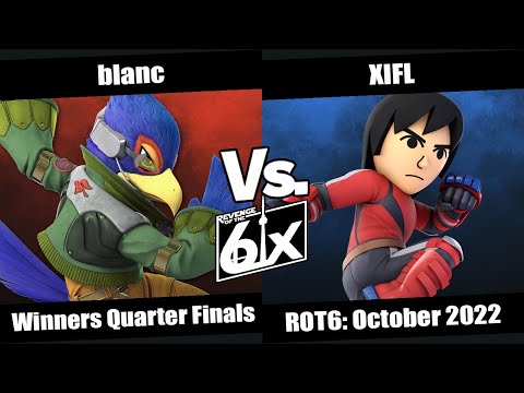 ROT6 October Winners Quarter Finals - blanc (Falco) vs XIFL (Mii Brawler) SSBU Singles