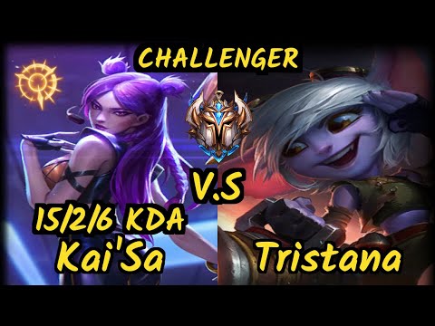 S04 Upset (KAI'SA) vs TRISTANA - 15/2/6 KDA BOTTOM ADC CHALLENGER GAMEPLAY - EUW