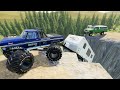 Extreme camping on dangerous mountain | Farming Simulator 19 camping and mudding