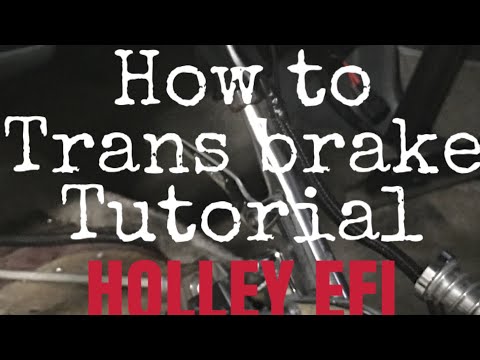 holley v4 Trans brake wiring and 2 step setup