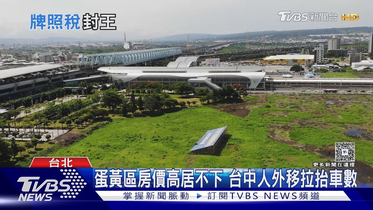 高房價逼外移!台中蛋白區購屋潮湧現 牌照稅95億奪全台第一