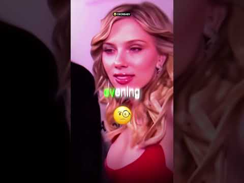 Scarlett Johansson Red Carpet Mystery 😂