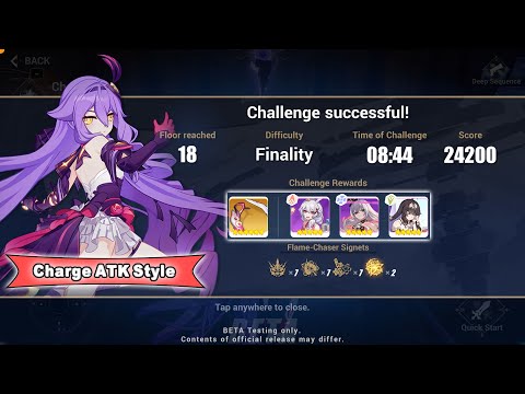 [Beta 6.9] Honkai Impact 3 SEA - Elysian Realm Finality - [Charge ATK Style] S0 Sirin
