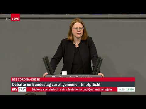 Corona LIVE: Debatte im Bundestag zur allgemeinen Impfpflicht, Teil 5