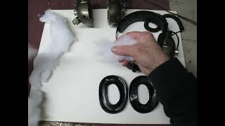 Video thumbnail for KOSS PRO4AA VINTAGE HEAPHONE EAR CUSHION REPAIR by audio