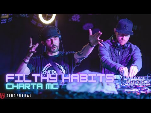 FILTHY HABITS W/ CHARTA MC - SIN CENTRAL "BLACK" - (DJ SET)