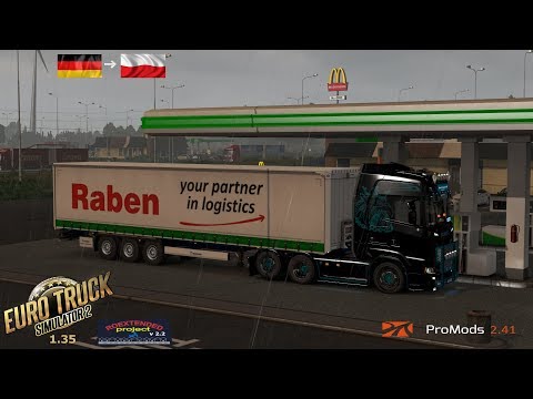 ETS2 1.35 I My Trucking Diary - Episode #196 I Berlin to Poznan I Promods 2.41, RoEx 2.2