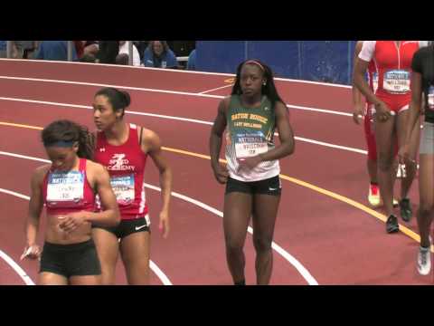 Girls 60m Semi Heat 1 - New Balance Nationals Indoor 2014