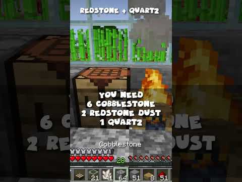 HTG George Plays - Let's Use Quartz and Redstone Together in Minecraft Survival! 😎😎 #shorts
