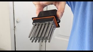 How To Replace A 2004-2007 Chrysler Pacifica Air Blower Motor Resistor