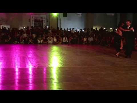  Miguel Angel Zotto  and  Daiana Guspero  are  dancing  at  Catania Tango Festival  in  2013