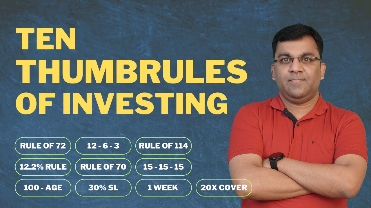 10 RULES of INVESTING for Smarter & Faster Financial Decisions | Learn Basics of Investing