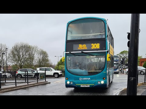 🚍*Nice run* Arriva North East 7490 LF02 PKU Volvo B7 Gemini