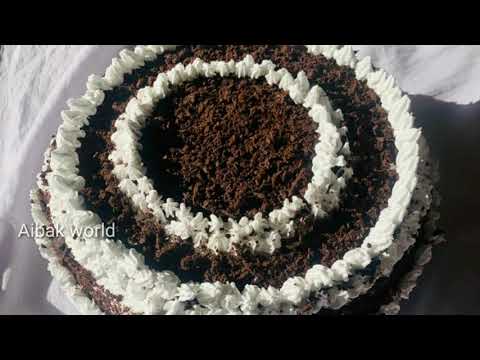 Trending choco cake recipe 😋😋/ with easy recipe / Aibak world