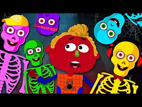 Midnight Magic - Five Skeletons Part 8 | Five Skeletons Jumping On The Grave Song By Teehee Town