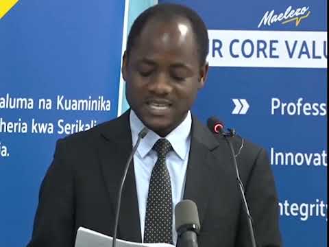 Deputy Attorney General Hon. Samwel M. Maneno Opens Working Session for Media Editors