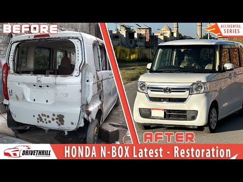 Thumbnail for Honda N Box Restoration | Accident Car Repairing and Denting Painting Process in Pakistan by Toyota Land Cruiser, Toyota Prius, Honda City, Toyota, SEAT, Suzuki, Toyota Corolla, Kei car, Car, Honda N-Box, Nissan, Van, Honda Life, Toyota Land Cruiser Prado, Toyota Aqua, Honda Civic