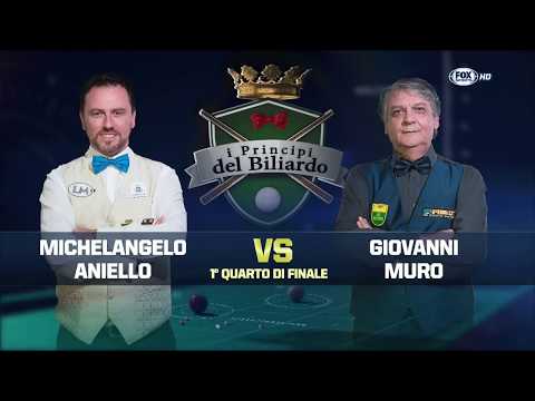 Aniello VS Muro - I Principi del Biliardo 2016/2017 - 2^ Tappa 1^ Quarto