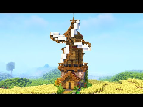 Minecraft | How to build a Windmill | Tutorial