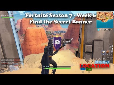 Fortnite Season 7 - Week 6 "Find the Secret Banner" Location