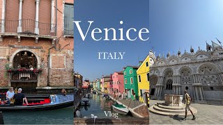 【Italy Vlog】日帰りヴェネツィア｜ブラーノ島｜美しい街並みとイカスミパスタを満喫🇮🇹