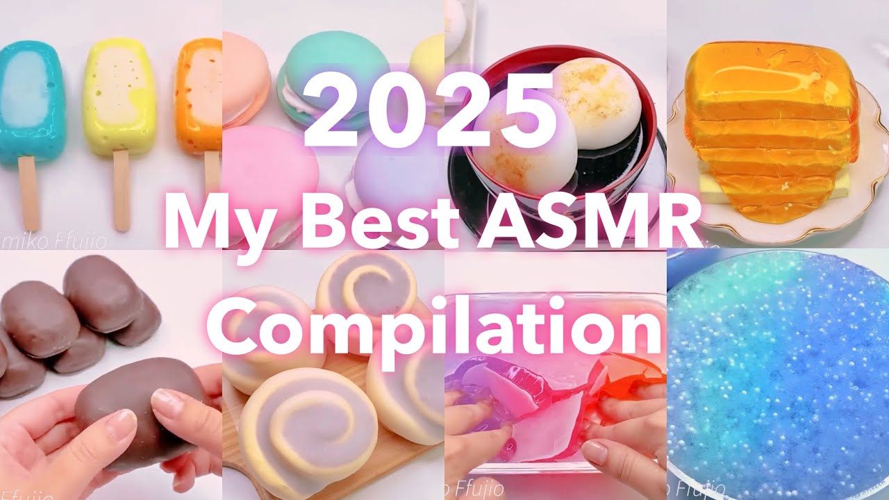 【ASMR】⭐️2025年マイベストスライム総集編⭐️【音フェチ】2025 My Best ASMR Compilation