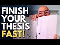 Thesis Writing 6 Tricks To Finish Your Thesis Fast