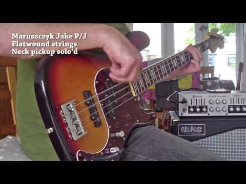 Maruszczyk Jake Custom PJ bass - flatwound strings