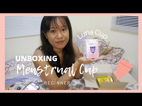 Menstrual Cup "Luna Cup" Unboxing || Beginner