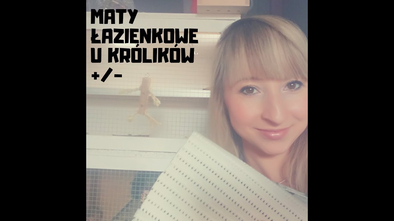 Mata łazienkowa jako podłoże dla królika - testujemy!