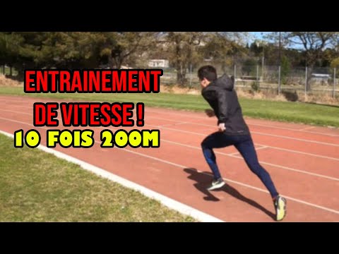 Entrainement de vitesse - préparation pour le 3000m