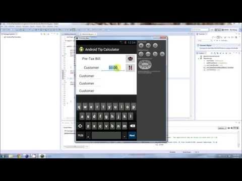 Chapter 3 Java Part 3 Android Tip Calculator Tutorial
