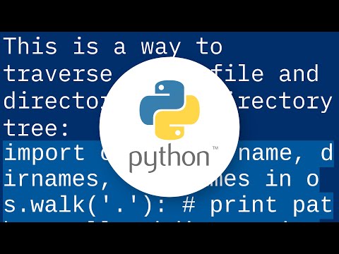 Directory Tree Listing In Python