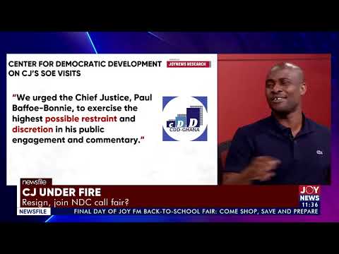 Bernard Baidoo: I see nothing wrong with the CJ’s comments. #Newsfile