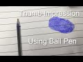 DIY Thumb Ink Pad | Without using Tape