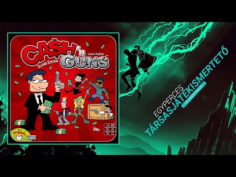 #290. Ca$h 'n Guns | Egyperces társasjátékismertető - Game-Obscura