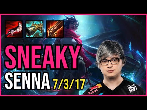 SNEAKY - SENNA vs ASHE ADC - NA Grandmaster - Patch 11.3