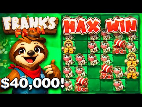 THE CRAZIEST $40,000 FRANKS FARM MAX WIN OF ALL TIME!