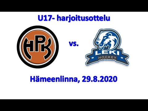 20200829 HPK vs. Leki (U17 harjoitusottelu)