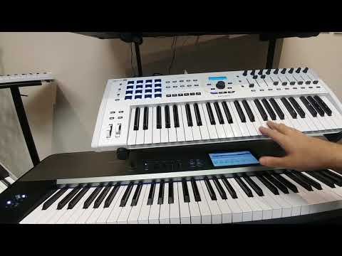 Krome  EX as a live performance keyboard