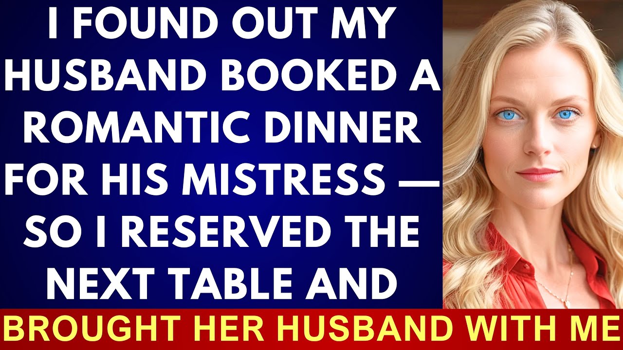 I Reserved The Table Next To My Husband’s Affair Dinner—And Brought Her Husband With Me