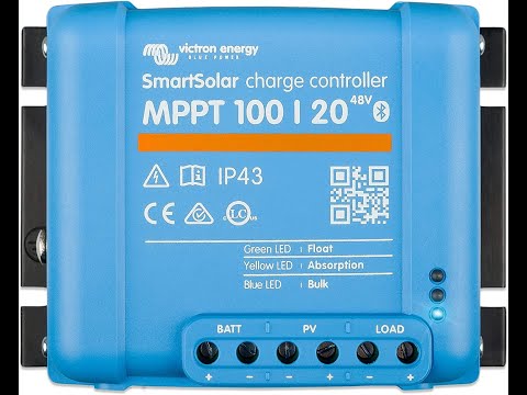 Test load output on Victron 100 | 20 solar controller