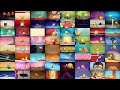 All 64 Where's Chicky episodes playing at once.