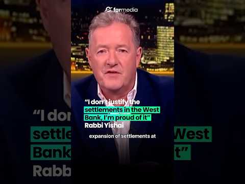 Yishai Fleisher Leaves Piers Morgan Speechless